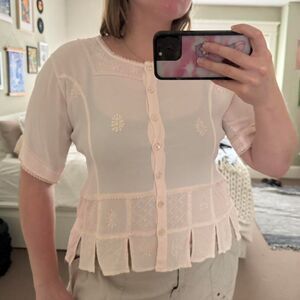 Coline Women's Pink Blouse